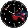superman minimalism logo dv wall clock