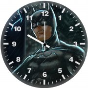 batman over gotham art 29 wall clock