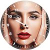 gal gadot as wonder woman realism portrait art st wall clock