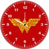 wonder woman logo artwork 0t wall clock