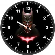 batman creepy smile ok wall clock