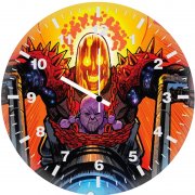 baby thanos and ghost rider 6h wall clock