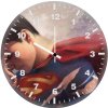 tired superman art 5s wall clock