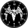 venom logo uw wall clock