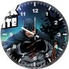 batman black and white comic i0 wall clock