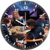 avengers having lunch k8 wall clock