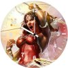 wonder woman fighter r0 wall clock