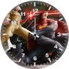 one punch man and superman qt wall clock