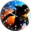 8k new wonder woman uv wall clock