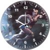 wonder woman fighting with enemies 75 wall clock