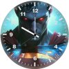 superman with red eyes bt wall clock