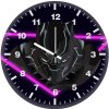 black panther vector art s9 wall clock