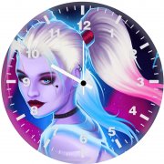 harley quinn ua wall clock