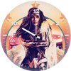 wonder woman 84 movie art ix wall clock