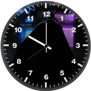 batman alleyway 0j wall clock