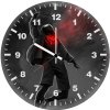 monochrome spider 95 wall clock