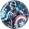 captain america with broken shield wu wall clock