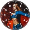 supergirl cosplay zd wall clock