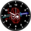 deadpool minimalism bb wall clock