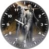 moon knight silver sheened saga 0l wall clock