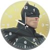 the batman minimal suit l8 wall clock