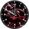 venom as deadpool art uh wall clock