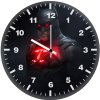 batman red art um wall clock