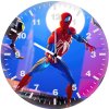 spider man animated ko wall clock