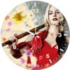 harley quinn in suicide squad 7f wall clock