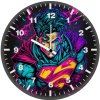 retrofied superman l7 wall clock