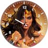 wonder woman digitalart h3 wall clock