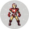 iron man 8bit z7 wall clock