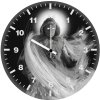 the white neon moon knight y5 wall clock