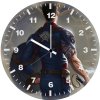 captain america with thor hammer a6 wall clock