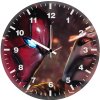 deathstroke vs red hood x3 wall clock