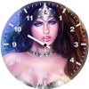 wonder woman cosplay vp wall clock