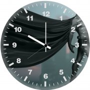 batman at dusk 18 wall clock