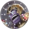 chibi iron man and thanos bn wall clock