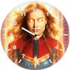 captain marvel fire artwork s3 wall clock