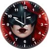 batwoman red hair 8d wall clock