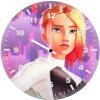gwen stacy in spiderman across the spiderverse st wall clock