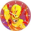 reverse flash art f3 wall clock