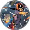supergirl vs batwoman comic art 4z wall clock