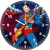 superman playing guitar xn wall clock