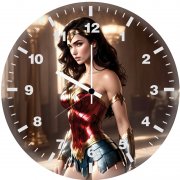 regal protector wonder woman au wall clock