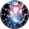 tony stark building suit v8 wall clock