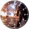 batman mech suit lu wall clock