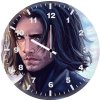 captain america long hair artwork et wall clock