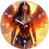 wonder woman the ferocious hero nv wall clock