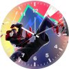 spider man across the spiderverse art bi wall clock